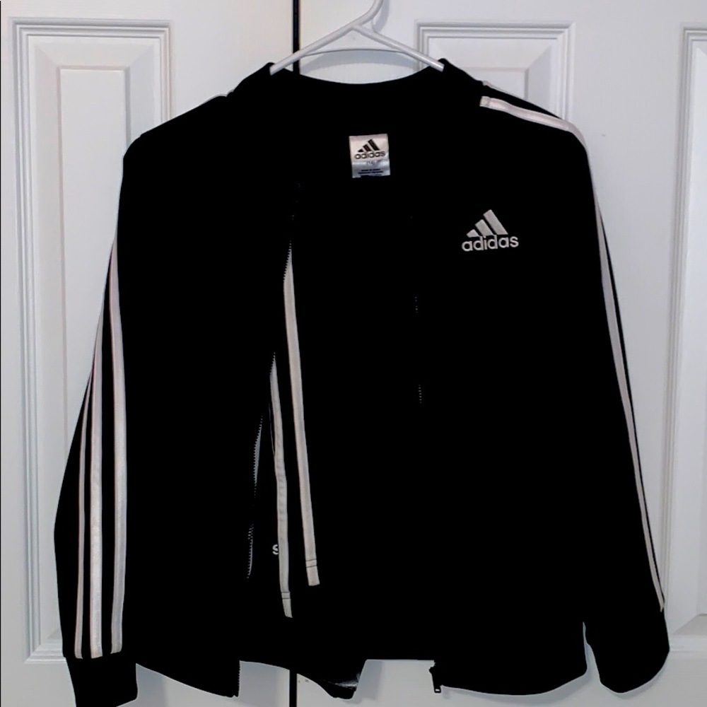 adidas set pants (S) and jacket (L) youth 14